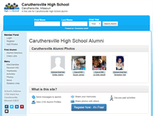 Tablet Screenshot of caruthersvillehighschool.com